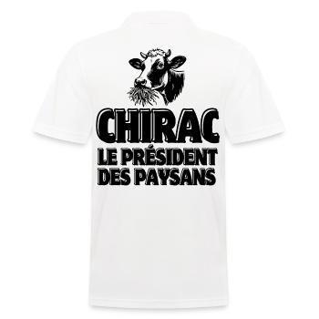 agriculteur, agriculture, paysan, fermier - Polo Homme - blanc - Dos - Kai (181cm)