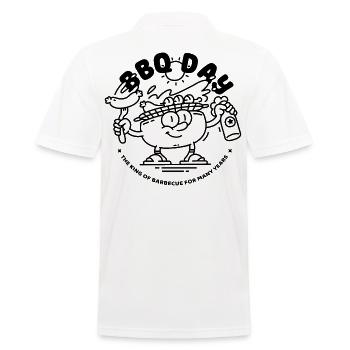 BB DAY - Polo Homme - blanc - Dos - Kai (181cm)