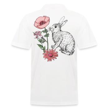 Lapin de Pâques Joyeuses Pâques - Polo Homme - blanc - Dos - Kai (181cm)