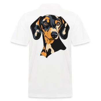 Teckel - Polo Homme - blanc - Dos - Kai (181cm)