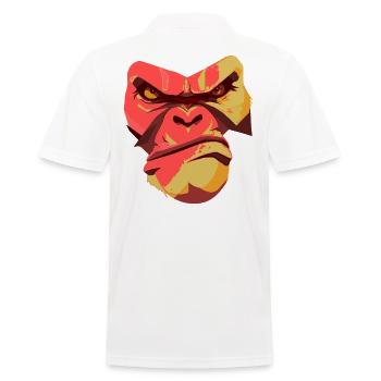 Conception Gorilla Power Back - Polo Homme - blanc - Dos - Kai (181cm)