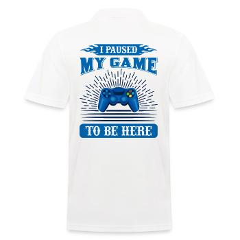 Conception personnalisée de Gamer Break - Polo Homme - blanc - Dos - Kai (181cm)