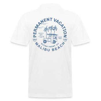 Malibu beach surfing - Polo Homme - blanc - Dos - Kai (181cm)