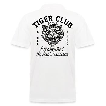 Tiger Club 67 - Polo Homme - blanc - Dos - Kai (181cm)