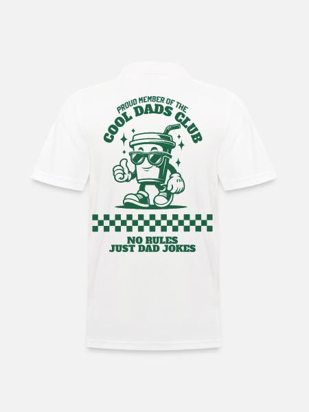Cool Dads Club Shirt, Sweatshirts & Hoodies - Männer Poloshirt - Weiß