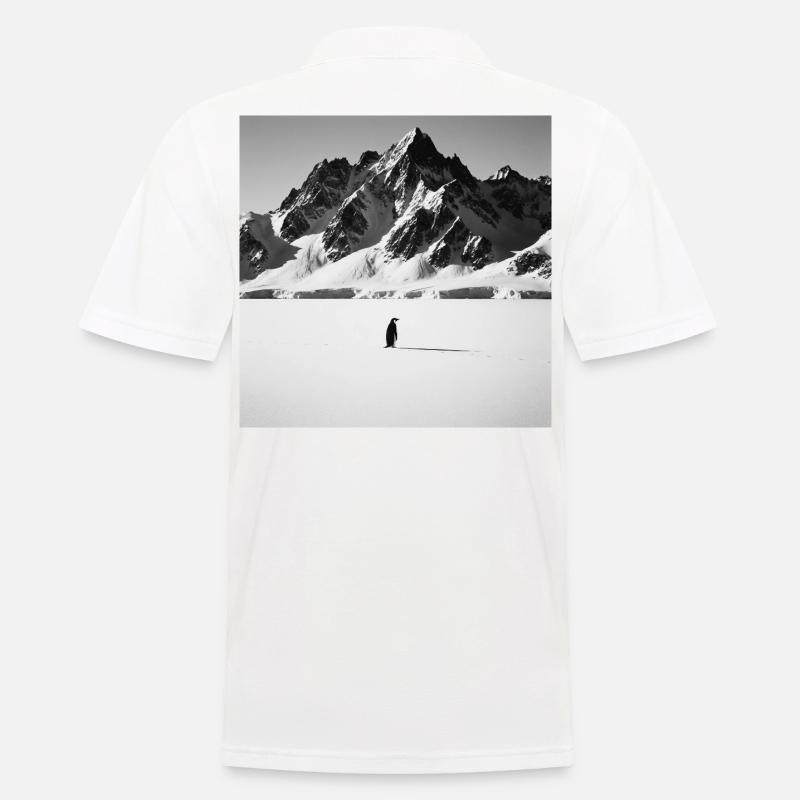Nihilist Penguin - Männer Poloshirt - Weiß