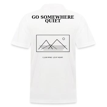 08_go_somewhere_quiet - Polo Homme - blanc - Dos - Kai (181cm)