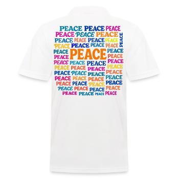 Paix - Polo Homme - blanc - Dos - Kai (181cm)