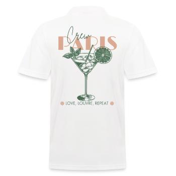 France Paris City Break Voyage Girls - Polo Homme - blanc - Dos - Kai (181cm)