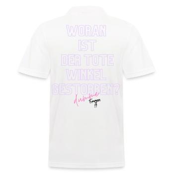 Woran ist der Tote Winkel gestorben? Neon - Männer Poloshirt - Weiß - Hinten - Kai (181cm)