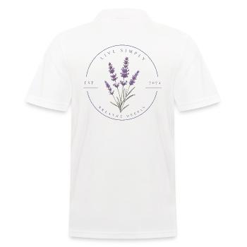 Lavande - Polo Homme - blanc - Dos - Kai (181cm)