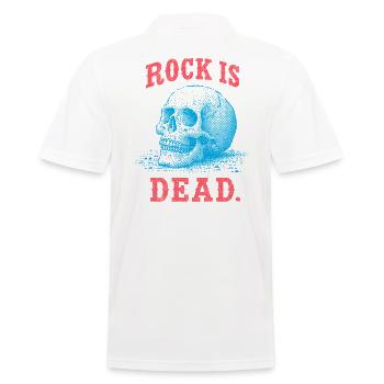 Rock est mort - Polo Homme - blanc - Dos - Kai (181cm)