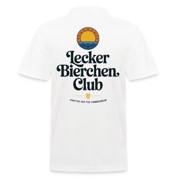 Lecker Bierchen Club Bier Spruch JGA Malle Bier - Polo Homme - blanc - Dos - Kai (181cm)