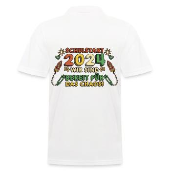Parents Écolier École primaire Première classe Inscription - Polo Homme - blanc - Dos - Kai (181cm)