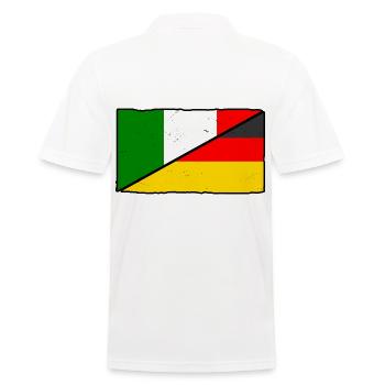 Italie Italien Allemagne Italie - Polo Homme - blanc - Dos - Kai (181cm)