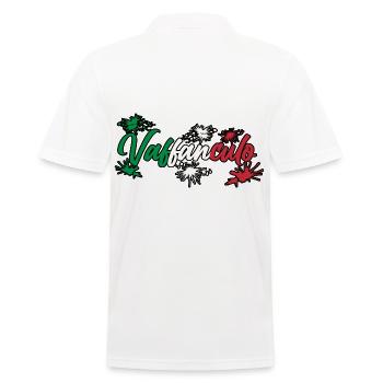 Italy Italian Vaffanculo - Men's Polo Shirt - white - Back - Kai (181cm)