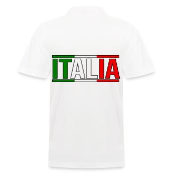 Italia Italian Italian Italy - Men's Polo Shirt - white - Back - Kai (181cm)