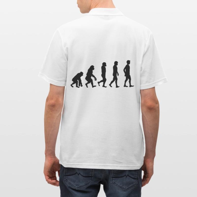 Evolution | Darwinism | Evolution Theory | Ape Männer Poloshirt