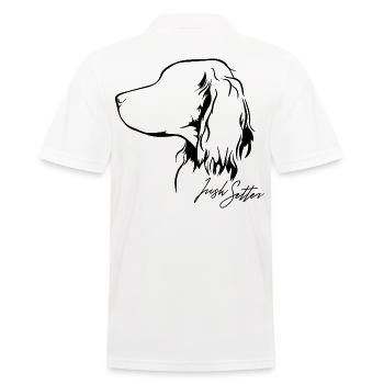 IRISH SETTER Profil Chiens Chien Wilsigns - Polo Homme - blanc - Dos - Kai (181cm)