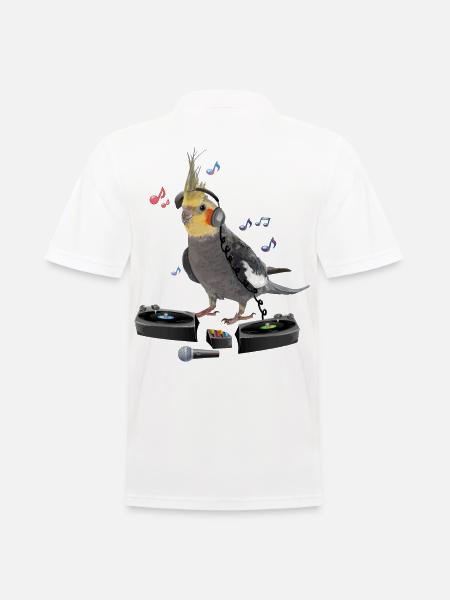 Nymphenkakadu - Männer Poloshirt - Weiß