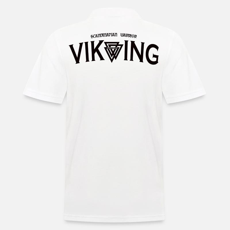 Viking - Männer Poloshirt - Weiß