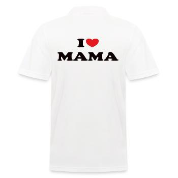 J’aime maman - Polo Homme - blanc - Dos - Kai (181cm)