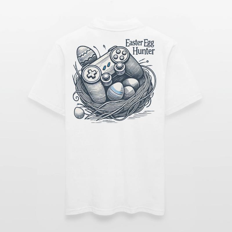 Easter Egg Hunter Gaming Controller Design Men's Polo Shirt