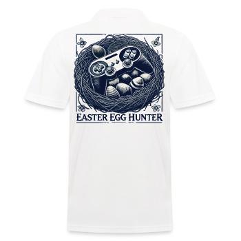 Jeux de Pâques Chasse aux œufs Jeu vidéo rétro - Polo Homme - blanc - Dos - Kai (181cm)