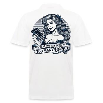 Livre rétro Conception de livre fille pour les lecteurs fréquents - Polo Homme - blanc - Dos - Kai (181cm)