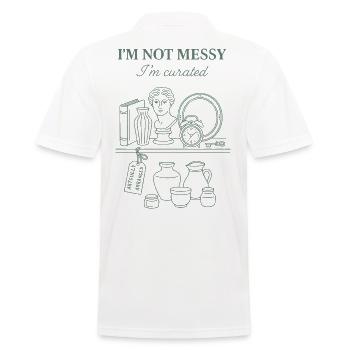 Je ne suis pas désordonné, je suis un collectionneur d’antiquités - Polo Homme - blanc - Dos - Kai (181cm)
