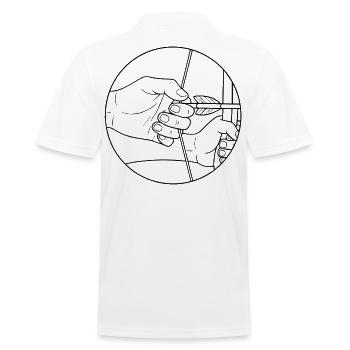 Cible d’arc de tir à l’arc - Polo Homme - blanc - Dos - Kai (181cm)