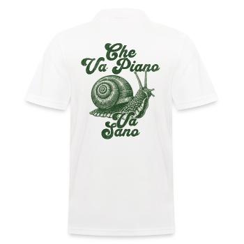 Che va piano va sano - Polo Homme - blanc - Dos - Kai (181cm)