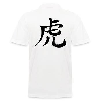 Signe du zodiaque chinois tigre - Polo Homme - blanc - Dos - Kai (181cm)