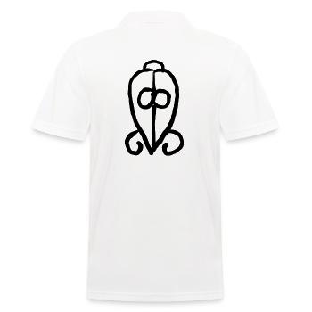 Egypt Ancient Symbol Power Of Love - Men's Polo Shirt - white - Back - Kai (181cm)