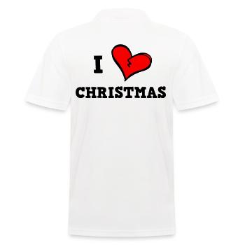 J’adore Noël - Polo Homme - blanc - Dos - Kai (181cm)
