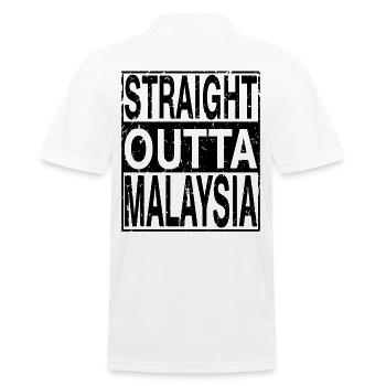 Malaisie Tout droit sorti de Malaisie - Polo Homme - blanc - Dos - Kai (181cm)