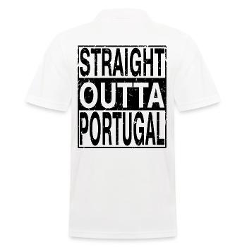 Portugal Straight outta Portugal - Polo Homme - blanc - Dos - Kai (181cm)