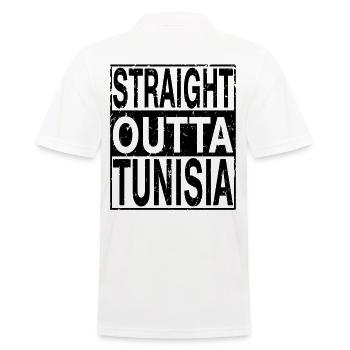 Tunisie Tout droit sorti de Tunisie - Polo Homme - blanc - Dos - Kai (181cm)