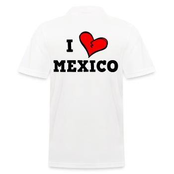 J’adore le Mexique - Polo Homme - blanc - Dos - Kai (181cm)
