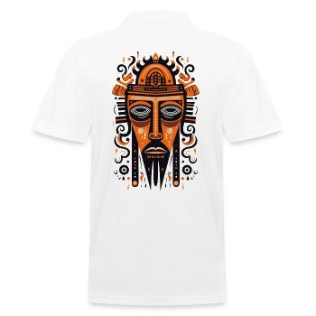 Je rêve, donc je suis, un masque - Polo Homme - blanc - Dos - Kai (181cm)