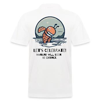 Célébrer les homards et l’humanité dans le contexte des changements climatiques - Polo Homme - blanc - Dos - Kai (181cm)