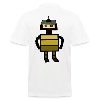 Robotique Vaisseau Spatial Technologie Enfants Enfant Fantaisie - Polo Homme - blanc - Dos - Kai (181cm)