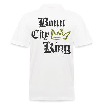 Bonn City King - Männer Poloshirt - Weiß - Hinten - Kai (181cm)
