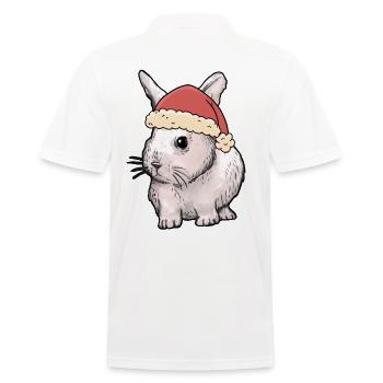 Père Noël Père Noël Lapin Lapin Noël - Polo Homme - blanc - Dos - Kai (181cm)