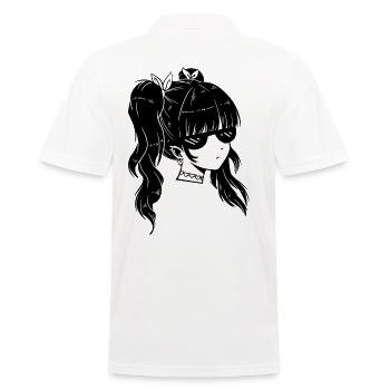 Girls Glasses Cool Sunglasses Kid Teens - Men's Polo Shirt - white - Back - Kai (181cm)