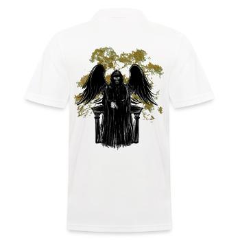 Tod Monster Horror Satan Dämon Tod Halloween - Männer Poloshirt - Weiß - Hinten - Kai (181cm)