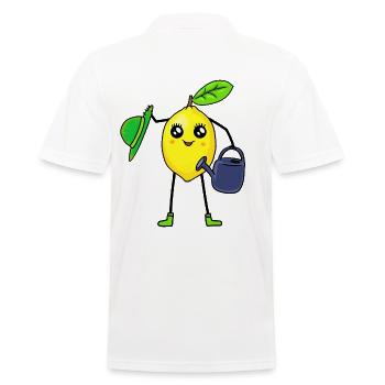 Citron Fruit Fruit Jardinier Arrosoir - Polo Homme - blanc - Dos - Kai (181cm)
