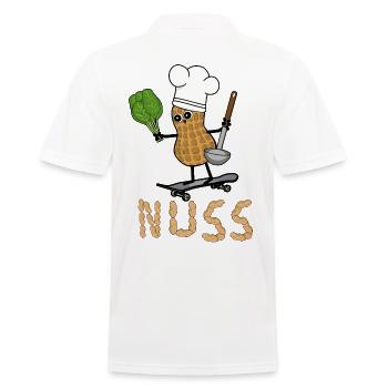 Cacahuète Cuire Légumes Cuisson Rapide Végétarien - Polo Homme - blanc - Dos - Kai (181cm)