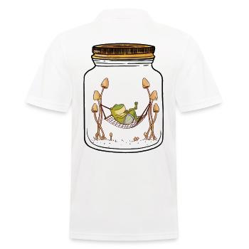 Nature Grenouilles Grenouille Amphibien Crapaud - Polo Homme - blanc - Dos - Kai (181cm)