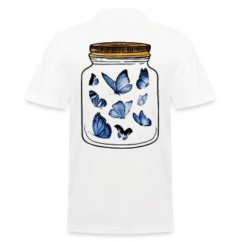 Papillons Insectes Zoologie Insecte - Polo Homme - blanc - Dos - Kai (181cm)